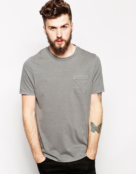 ASOS T-Shirt With Relaxed Fit And Vintage Look Pigment Dye